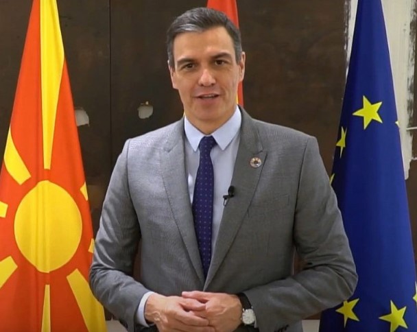 Шпанскиот премиер Санчез в недела во Скопје