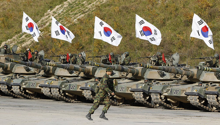 Зголемена готовноста на армијата на Јужна Кореја