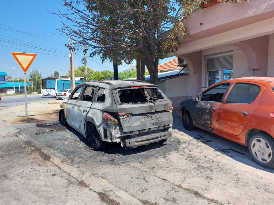 Двајца приведени во случајот со запаленото возило на пратеникот Ристески
