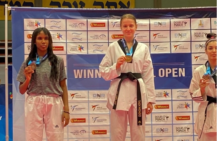 Златен медал за македонската таеквондистка Мила Рељиќ на меѓународен натпревар во Израел