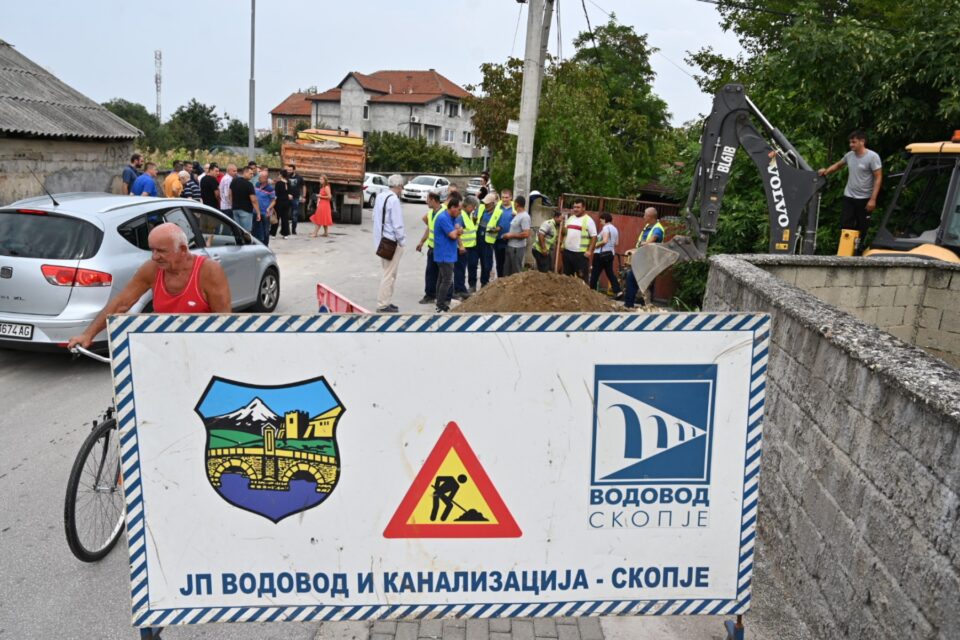 Муцунски: Нова водоводна мрежа во Горно Лисиче