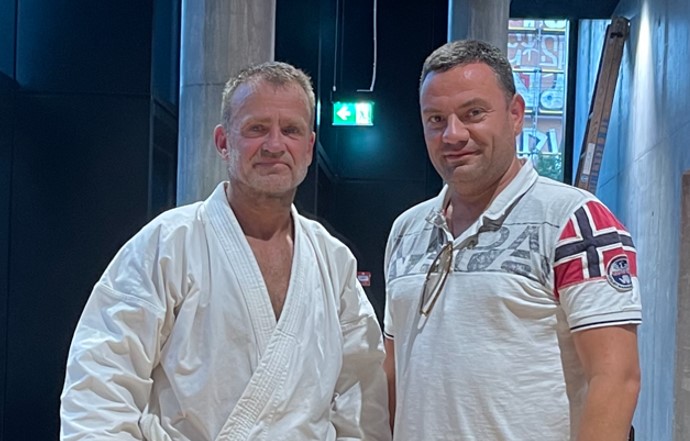 Дејан Недев оствари средба со претседателот на Данската карате федерација, Џаспер Гран