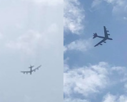 ВИДЕО: Еве како изгледаше прелетот на американските „ЅВЕРОВИ“ Б-52 над Скопје