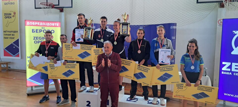 Успешно завршен првиот Меѓународен турнир во пинг-понг „Зегин Опен 2022“