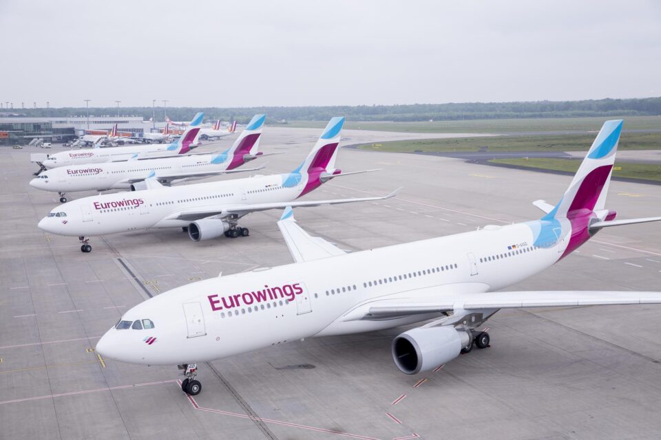 „Еуровингс“ откажа стотици летови пред тридневниот штрајк на пилотите