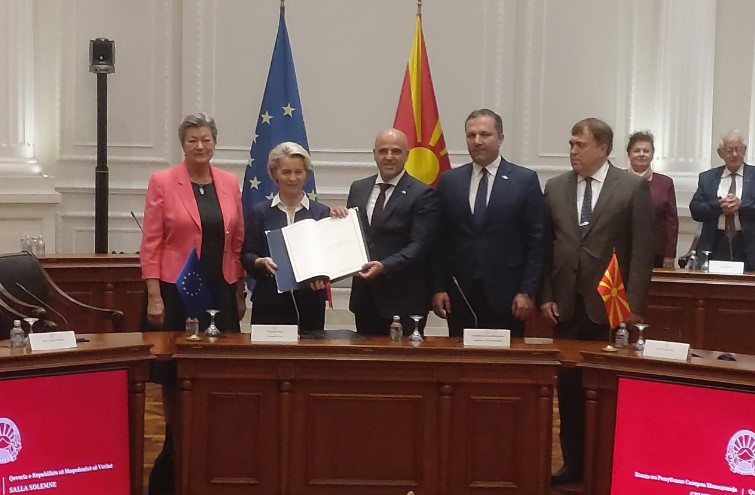 Македонија и ЕУ го потпишаа Договорот со Фронтекс на македонски јазик