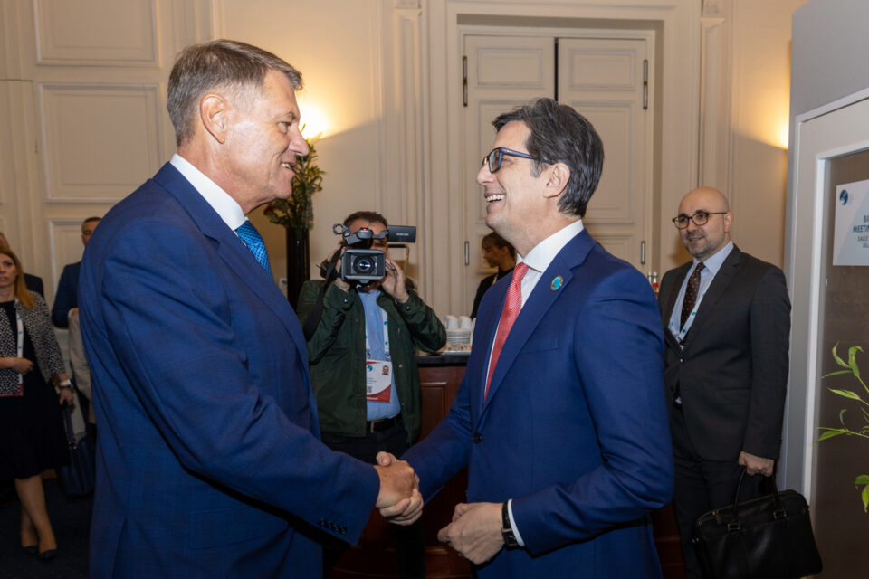 Средба на претседателот Пендаровски со романскиот претседател Клаус Јоханис