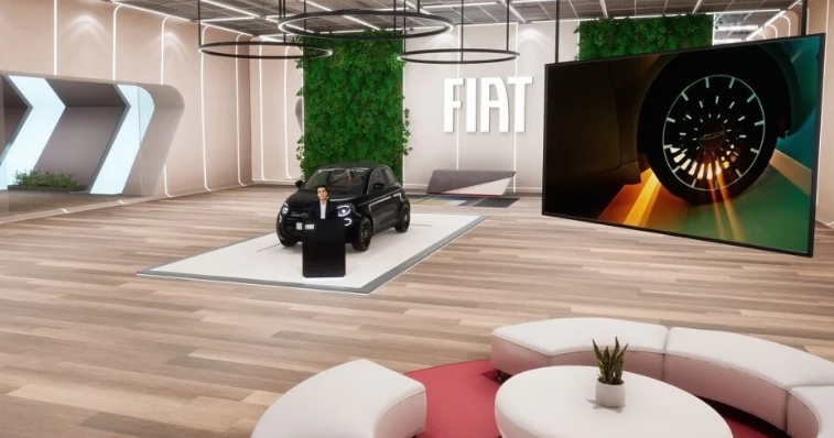 „Фиат“ го создаде првиот виртуелен салон во Метаверзумот