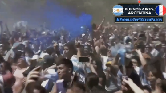 „ГОРИ“ Буенос Аирес: Аргентинците го слават успехот (ВИДЕО)