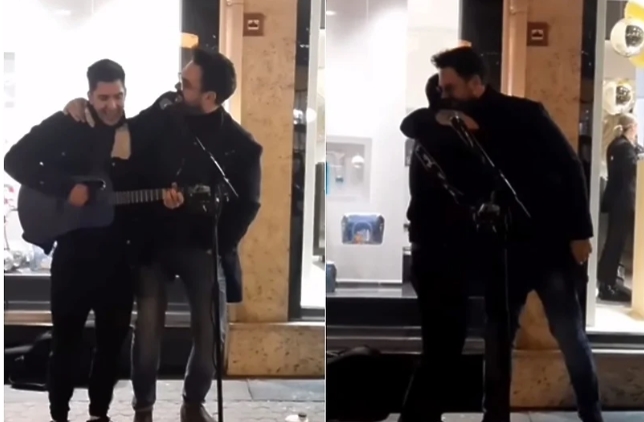 ВИДЕО: Петар Грашо воодушеви со еден гест, му пријде на уличен музичар и заедно го изведоа неговиот голем хит