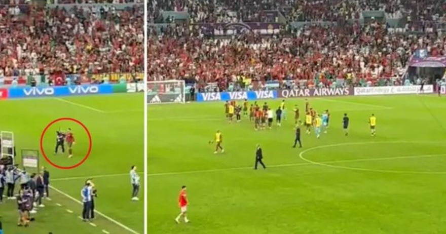 ВИДЕО: Роналдо бунтовно го напушти теренот, додека соиграчите се радуваа со фановите