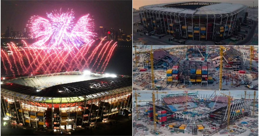 ФОТО: Еве како изгледа процесот на расклопување на стадионот „974“ во Катар