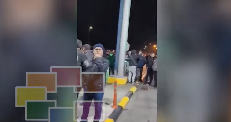 ВИДЕО: Километарски колони на Табановце поради полициска акција