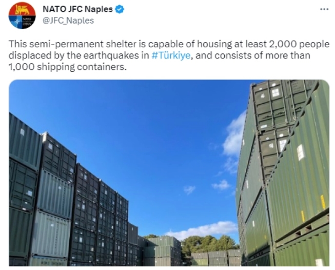 НАТО ќе испрати 1.000 контејнери во Турција