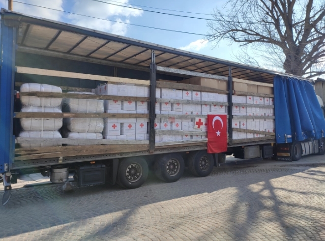 Македонскиот Црвен крст ја испрати првата пратка со хуманитарна помош за Турција и Сирија