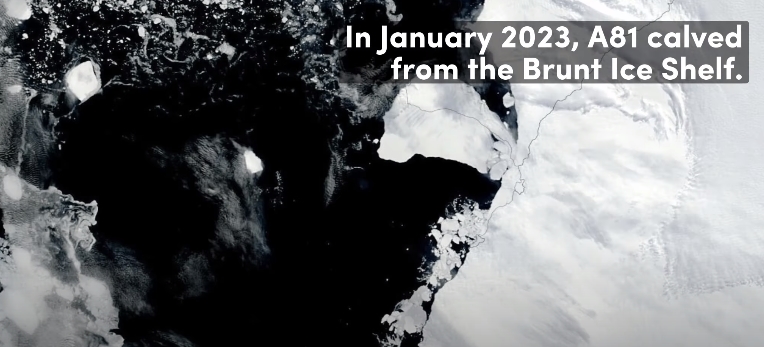 ВИДЕО: Ледени брегови со големина на Лондон се отцепија од Антарктикот