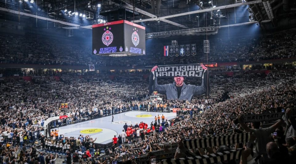 ТОП ОСУМ најгледани натпревари во историјата на Евролигата се на белградски Партизан