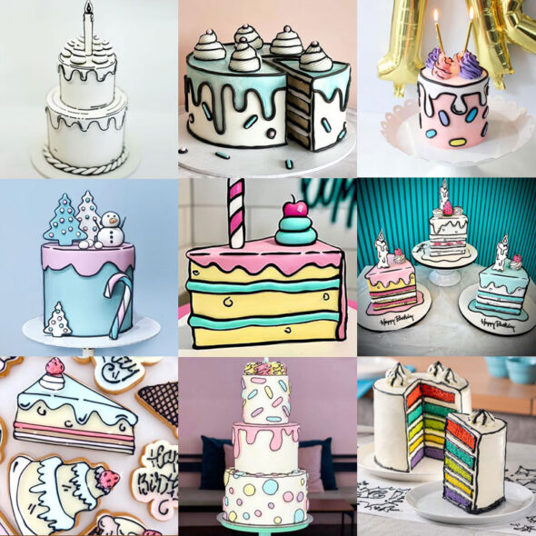 ФОТО: Ова е вистински хит, најновиот тренд на декорирање торти ќе ве замисли дали се вистински или цртани