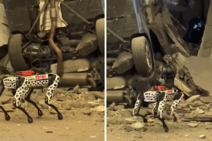 Погледнете како кучето робот „Спот“ бара преживеани во урнатата гаража во Њујорк (ВИДЕО)