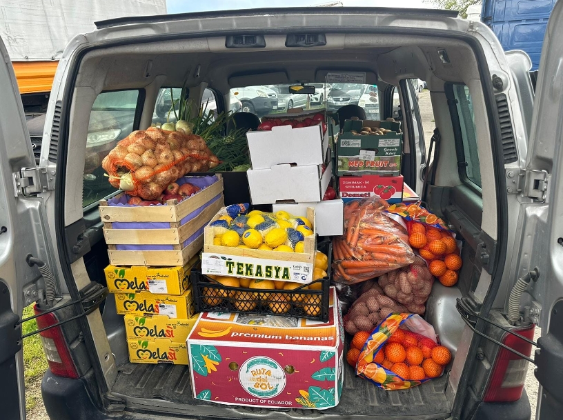 Запленетото овошје и зеленчук од Кванташки донирано во повеќе установи