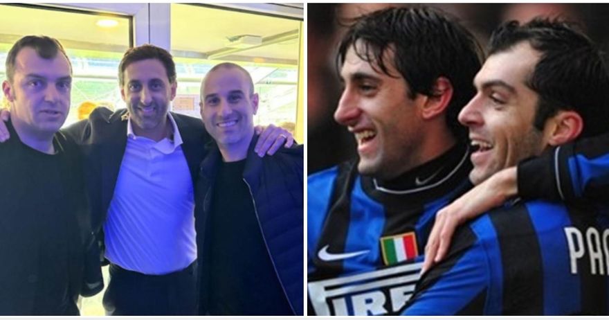 ФОТО: Пандев со уште две легенди на Интер го прославија пласманот во полуфиналето во ЛШ