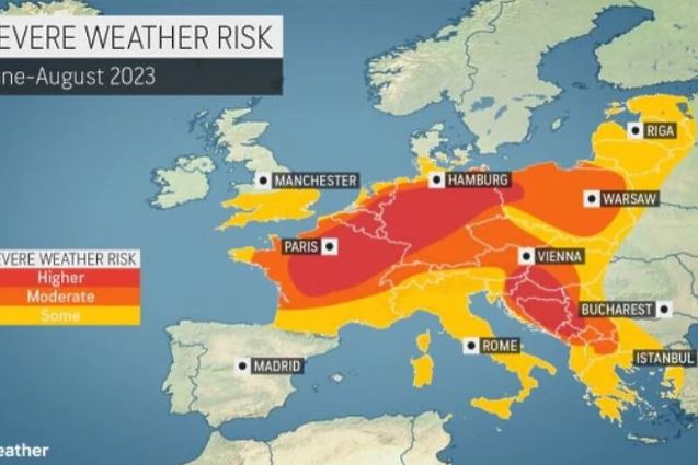 AccuWeather објави детална прогноза за летото: Се очекуваат невреме и поплави на Балканот