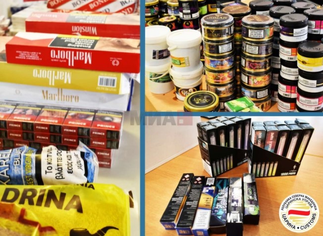 Во Тетово запленета голема количина тутун и цигари без акцизни маркички
