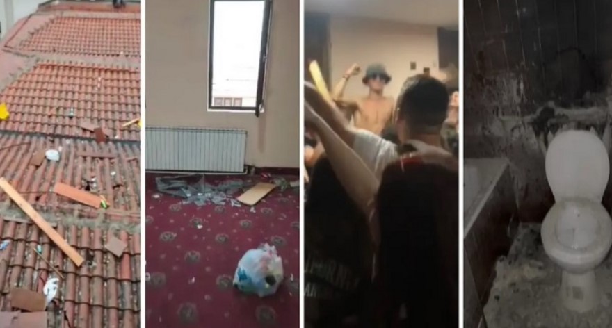 ВИДЕО: Хрватски студенти демолирале хотел во Охрид!