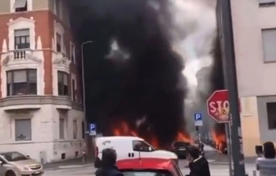 Експлозија во центарот на Милано
