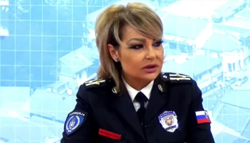 ТВ настап на полициска началничка за која говори цел Балкан: „Погледнете го знамето на униформата“ (ФОТО)