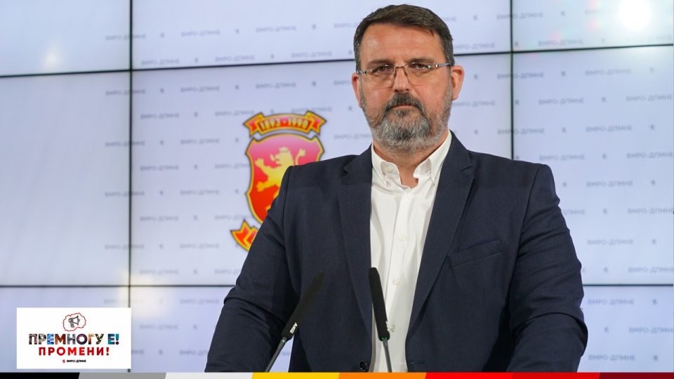 Стоилковски: ВМРО-ДПМНЕ ги застапува и штити македонските државни и национални интереси