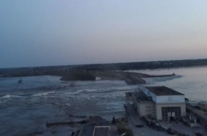 Нивото на водата по експлозијата на браната Нова Какховка кренато за пет метри