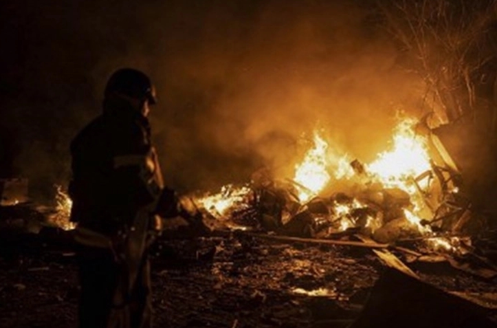 Русите во текот на ноќта извеле нова серија воздушни напади врз Киев