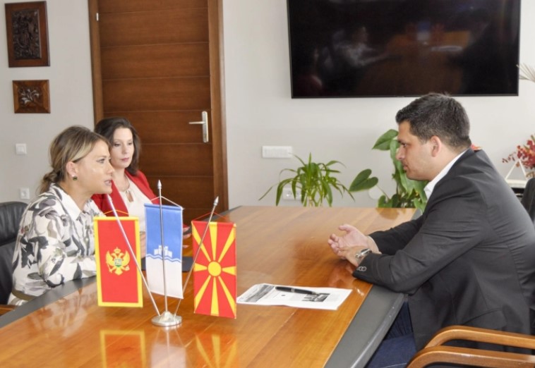 Градоначалникот Пецаков оствари средба со амбасадорката на Црна Гора