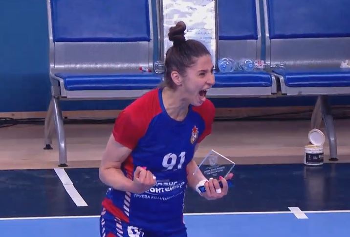 Сара Ристовска со ЦСКА Москва ја освои титулата во Русија, Македонката прогласена за МВП