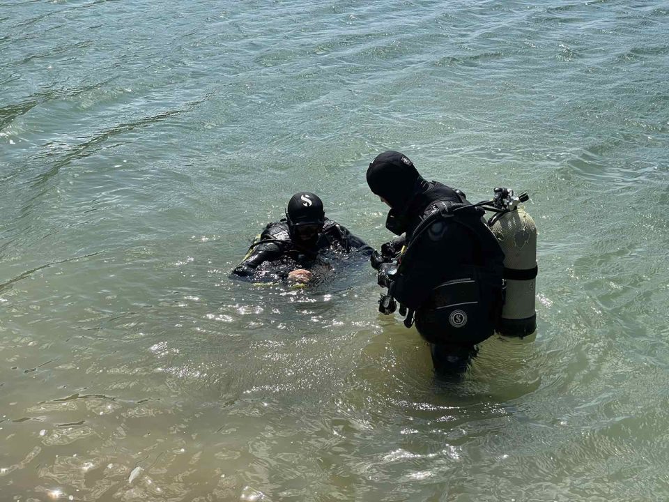 Три нуркачки тима трагаат по изчезнатиот во езерото Глажња (ФОТО+ВИДЕО)