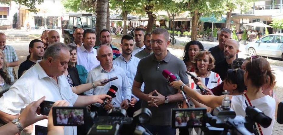 Мицкоски: Идната влада на ВМРО-ДПМНЕ од централниот буџет ќе реалоцира 46 милиони евра за 4 годишен мандат за капитални проекти за општина Битола и битолчани
