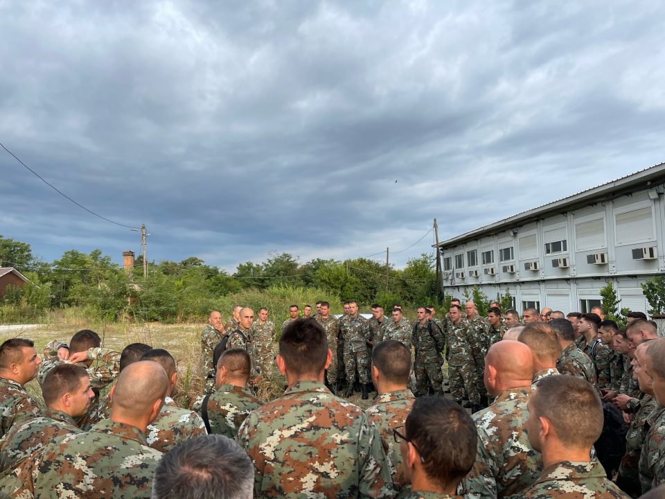 Припадниците на Армијата заминаа за Словенија