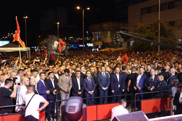 Расчистен случајот со веењето знаме на т.н. „Голема Албанија“ во Тетово, кривична пријава за сторителот