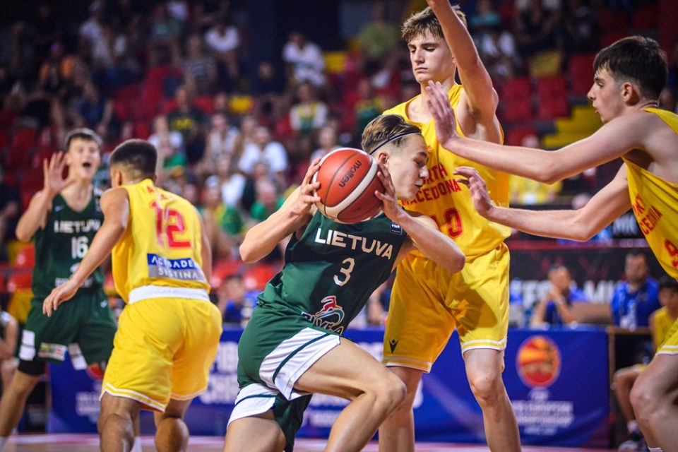 Кадетската кошаркарска репрезентација убедливо поразена од Литванија