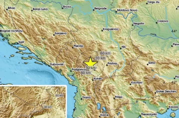 Земјотрес почувствуван во западно Косово