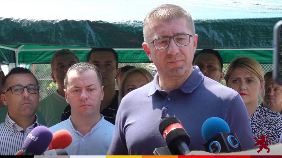 Мицкоски: За четири години од новата влада на ВМРО-ДПМНЕ ќе се обезбедат 36 милиони евра за проекти во Гази Баба