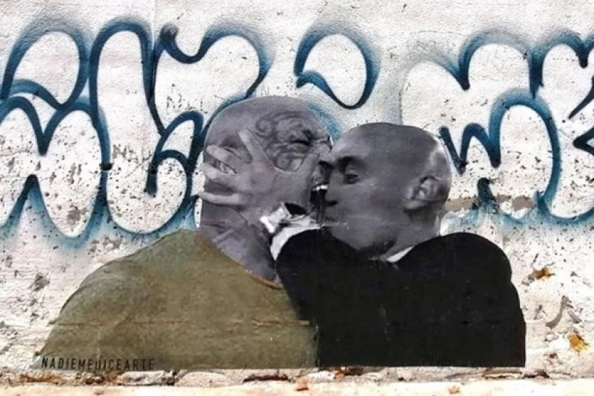 ФОТО: Овој графит се појави во Барселона, сликата го обиколи светот