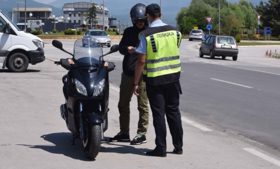За еден месец: Казни за 1610 возачи на мотоцикли, 50 мотоцикли одземени