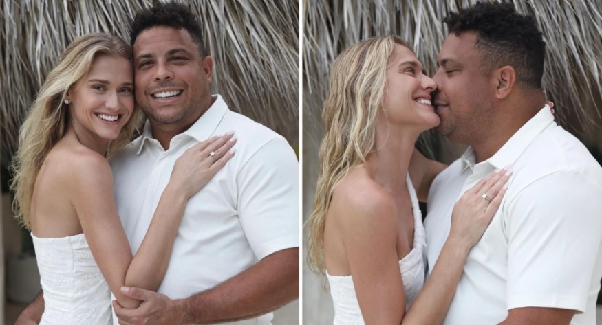 Четврта среќа: Бразилецот Роналдо се ожени со вистинска убавица (ФОТО)