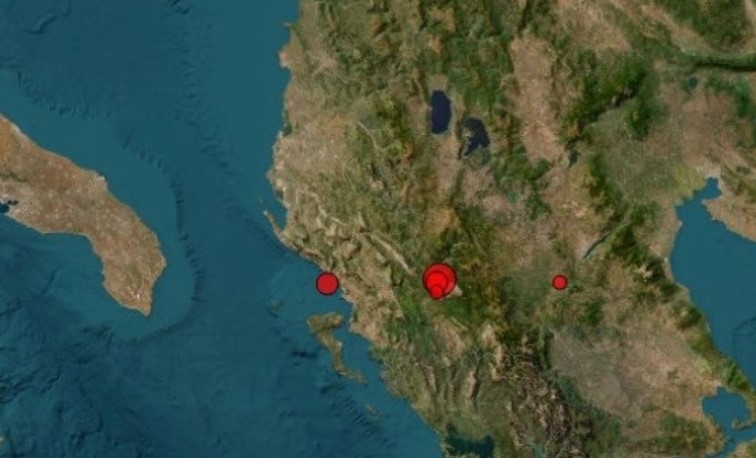Земјотрес во јужниот дел на Албанија со јачина од 4,1 степен
