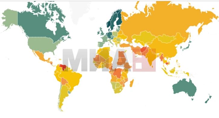 Македонија на 67-то место на најновата листа на Индексот за владеење на правото