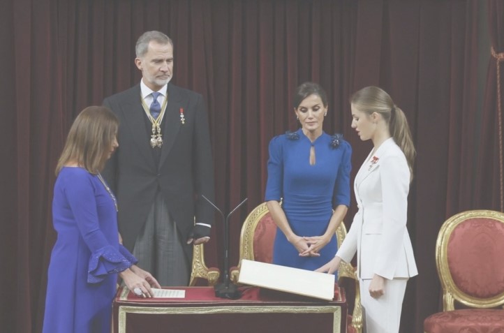Принцезата Леонора положи заклетва како шпанска престолонаследничка