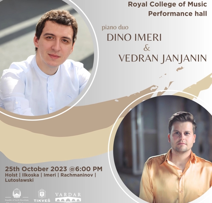 Концерт на македонскиот пијанист Дино Имери во Лондон