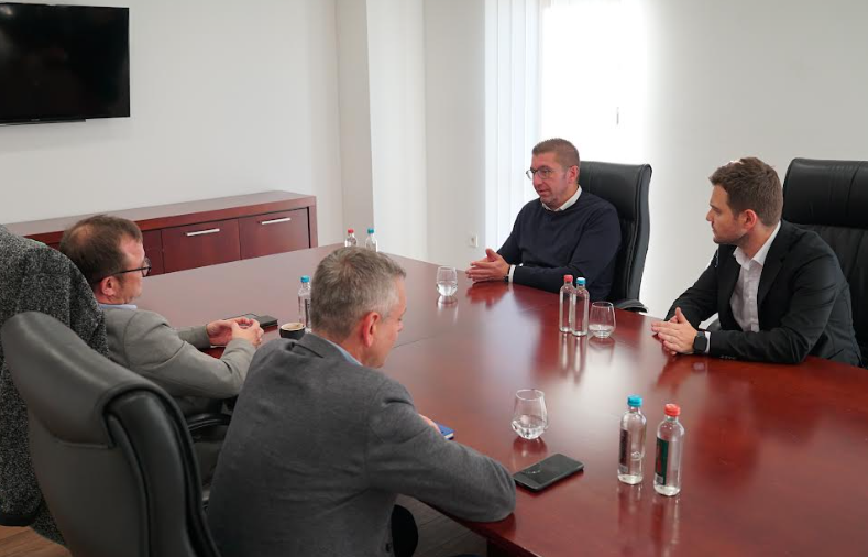 Мицкоски на средба со Даниел Браун: Потенцирана одличната соработка помеѓу ВМРО-ДПМНЕ и фондацијата Конрад Аденауер